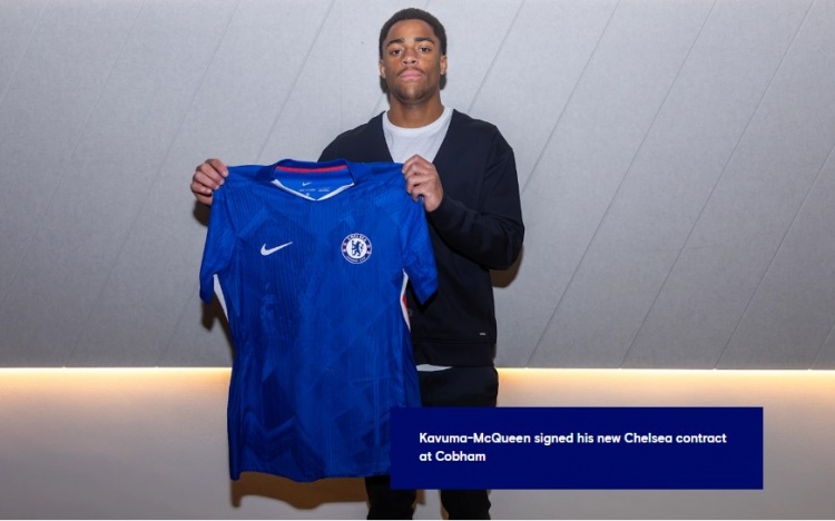 问鼎app-切尔西官方：青训边锋麦奎因签下职业合同，曾单场上演大四喜