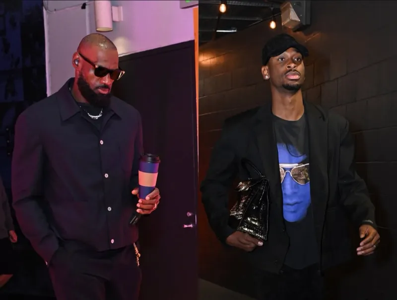 问鼎娱乐-一触即发！NBA官方晒詹姆斯&amp;amp;亚历山大入场穿搭照
